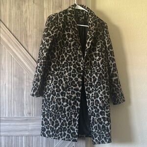 Leopard Print Women's Coat